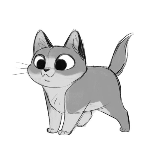 Cartoon Kitten Drawing Daily Cat Drawings Animation Inspiration In 2018 Pinterest Cat