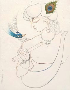 Cartoon Krishna Drawing Easy Pencil Sketching Of Radha Krishna so Simple N Just Amazing