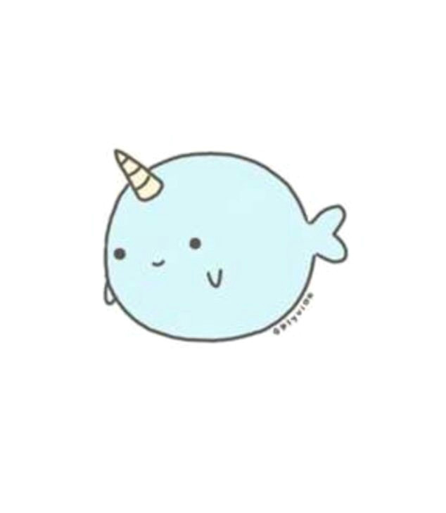 Cartoon Narwhal Drawing Keep Pinning This Adorable Narwhal Spread the Narwhal Sigh