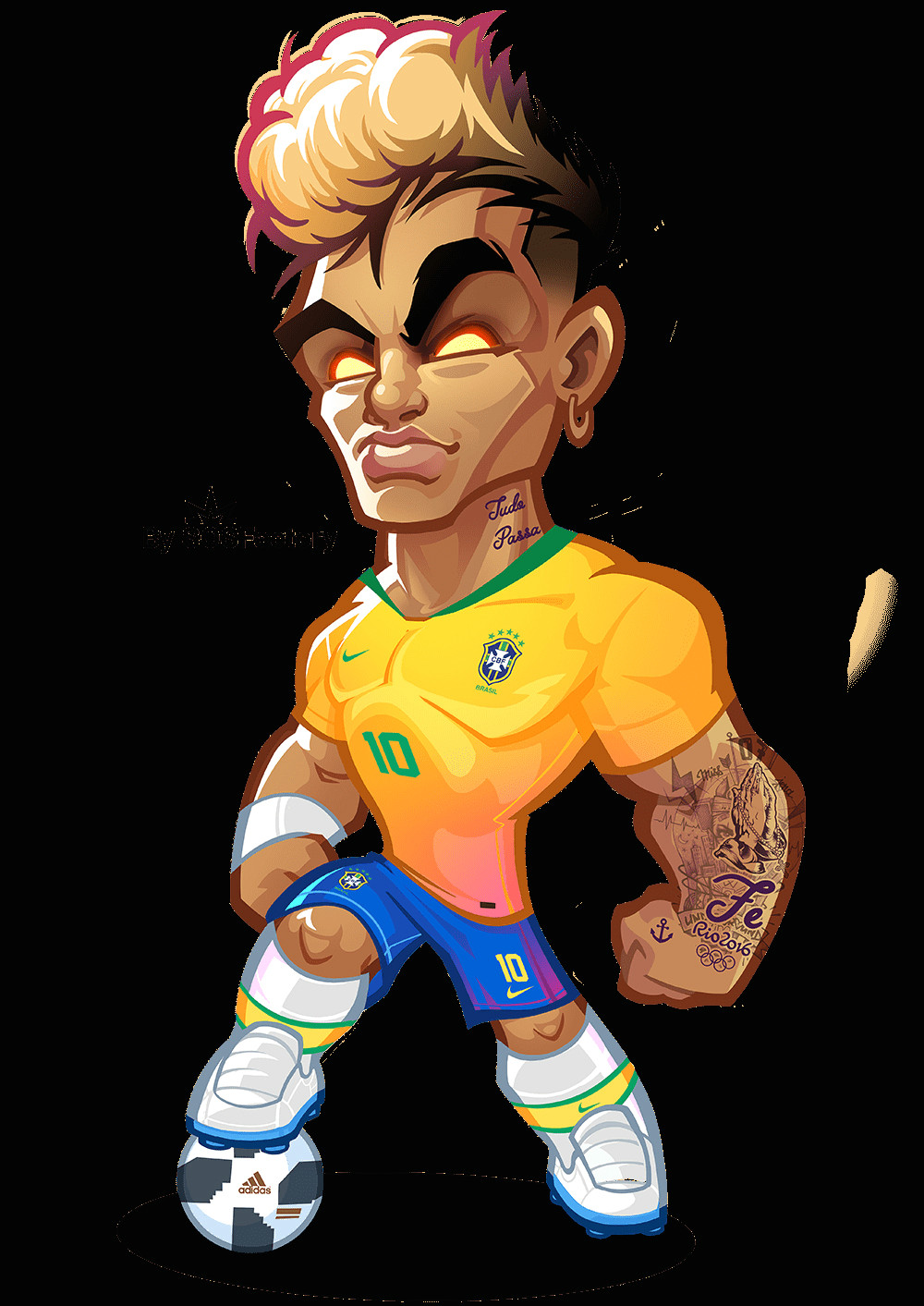 Cartoon Neymar Drawing Neymar Jr Drawing Easy Neverending Info