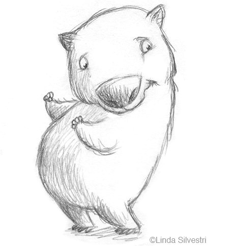 Cartoon Quokka Drawing Warm Up Sketch for You Internet A Happy Little Quokka Those
