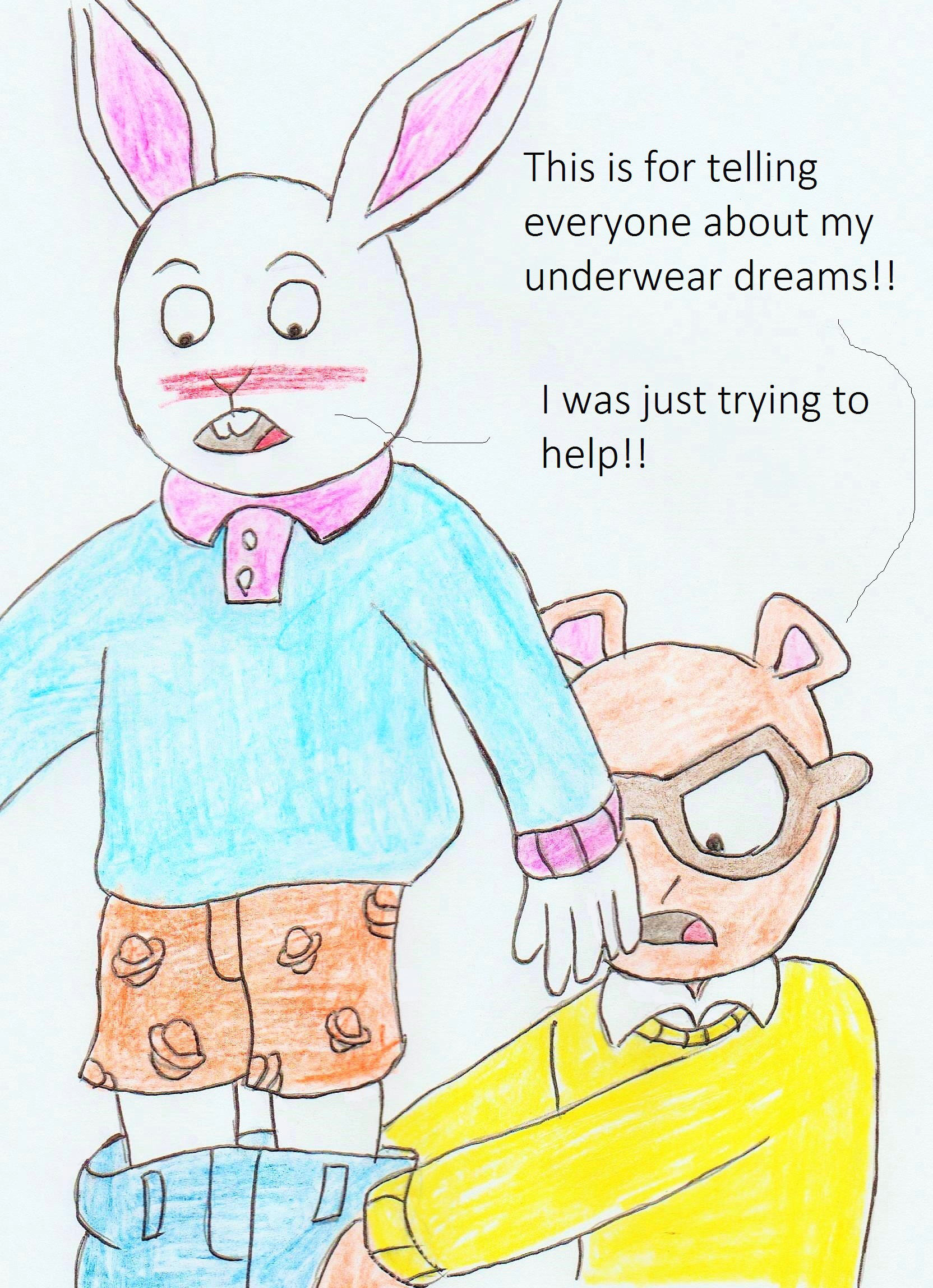 Cartoon Underwear Drawing Arthur Pantses Buster by A Grumpy Lizard On Deviantart