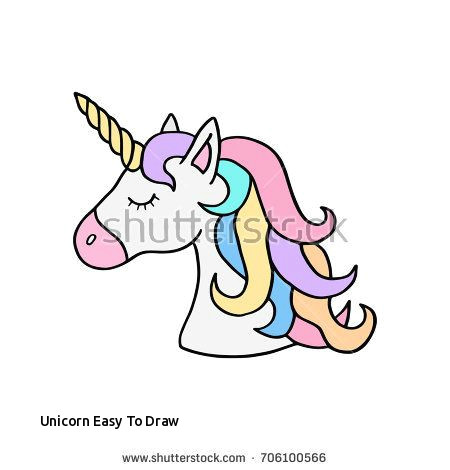 Cartoon Unicorn Drawing Easy Unicorn Easy to Draw Prslide Com