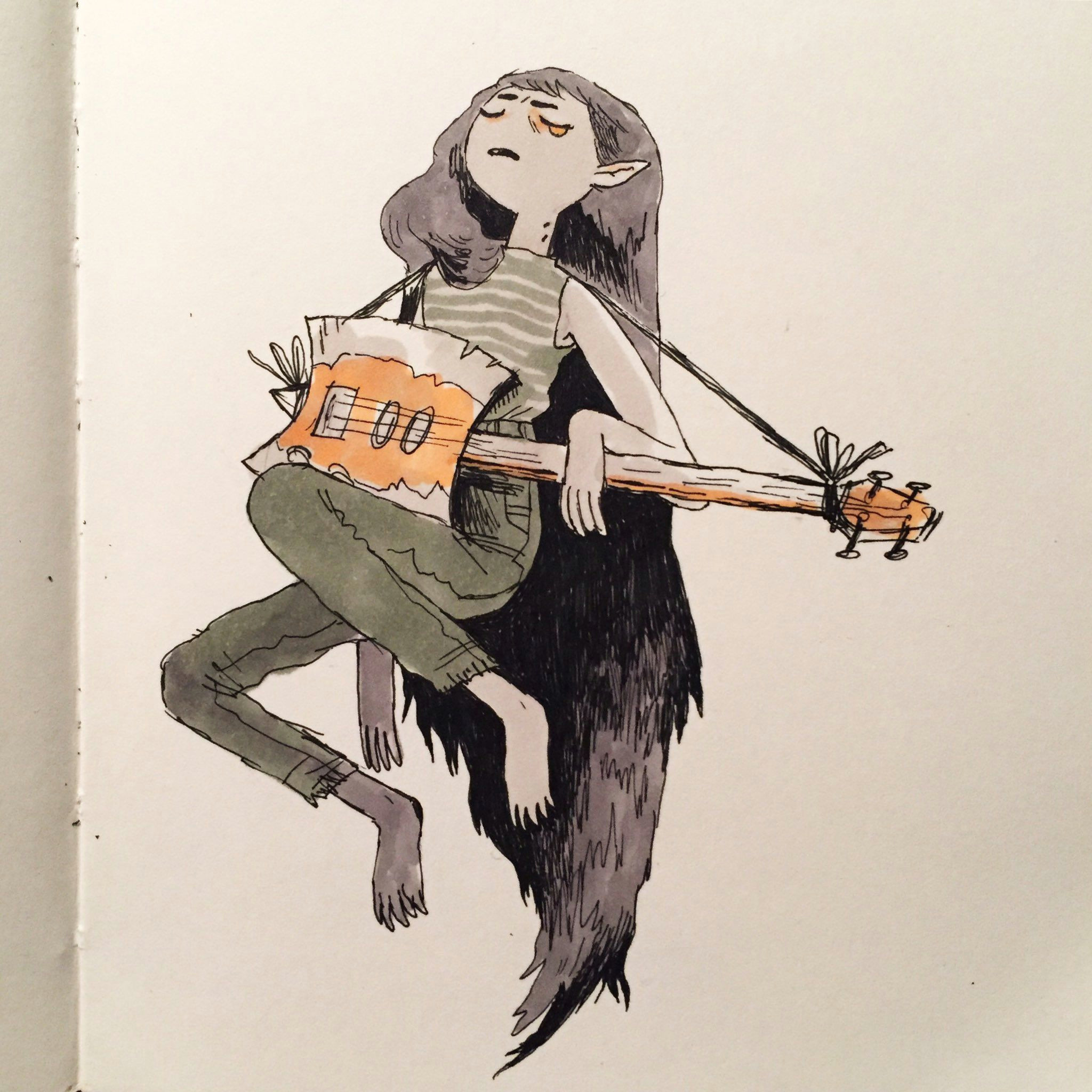 Cartoon Violin Drawing Em Partridge On Adventure Time Adventure Time Adventure Time