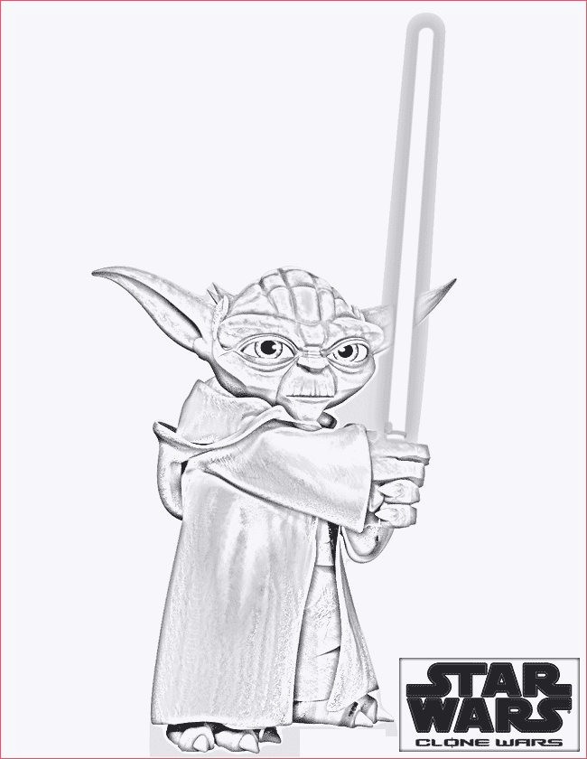 Cartoon Yoda Drawing Ausmalbilder Star Wars Yoda Besten Ausmalbilder