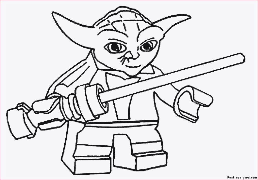 Cartoon Yoda Drawing Ausmalbilder Star Wars Yoda Besten Ausmalbilder