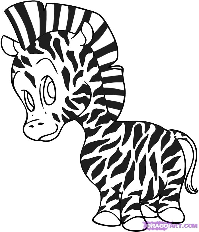 Cartoon Zebra Drawing Images Free Animated Zebra Pictures Download Free Clip Art Free Clip Art