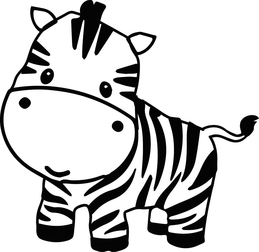 Cartoon Zebra Drawing Images Pages Clip Art Zebra Cute Grand Kids Zebras Cute Cartoon