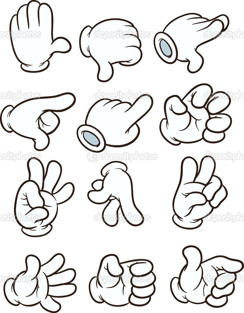 Cartoons Drawing Shop Cartoon Gloved Hands Stock Vector A C Memoangeles 25468311