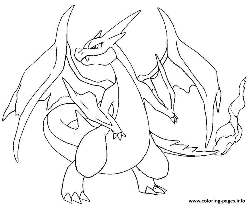 Charizard Y Drawing Mega Charizard Coloring Page Best Of Mega Pokemon Y Evolved Pokemon