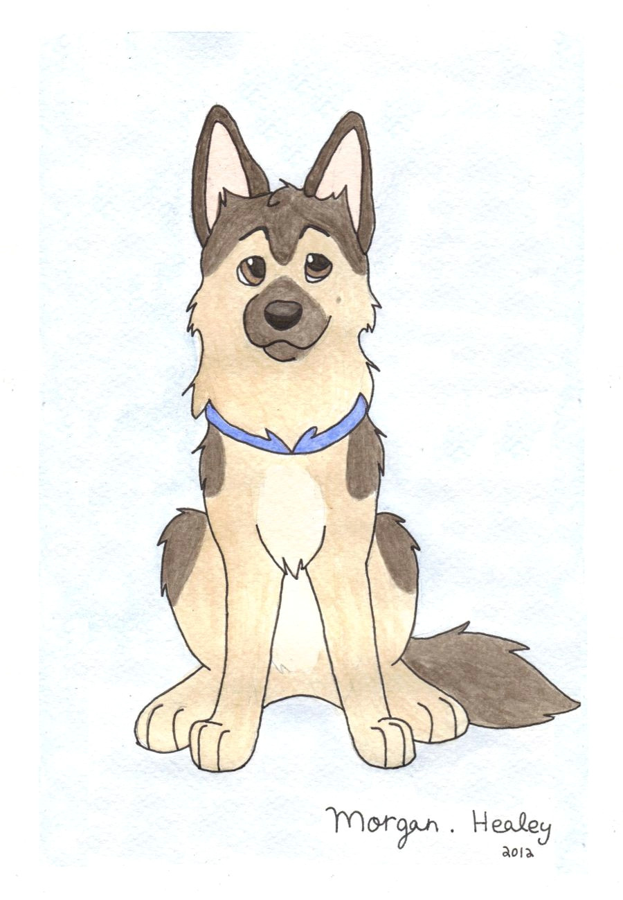 Chibi Dog Drawing German Shepherd by Teal Husky On Deviantart Art Paintings