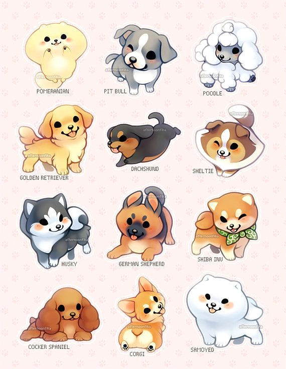 Chibi Dog Drawing Pin by Shweta Bali On Dogs Cute Animals Cute Animal Drawings Dogs