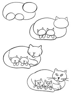 Childs Drawing Of A Cat 2291 Best Cat Drawings Images Cat Art Drawings Cat Illustrations