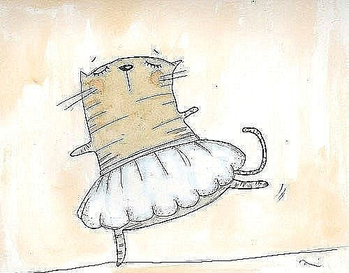 Childs Drawing Of A Cat Ballet Cat Cute Draw Drawing Draw Pinterest Cats Pets and