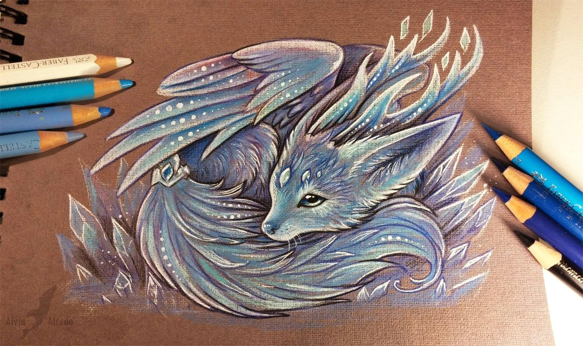 Colored Pencil Drawings Of Dragons Pin by Frost Arts On Other Fantasy Art Dessin Art Art Dessin