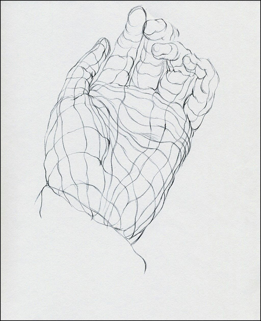 Contour Line Drawings Of Hands Cross Contour Drawing for Beginners Drawing Drawings Contour