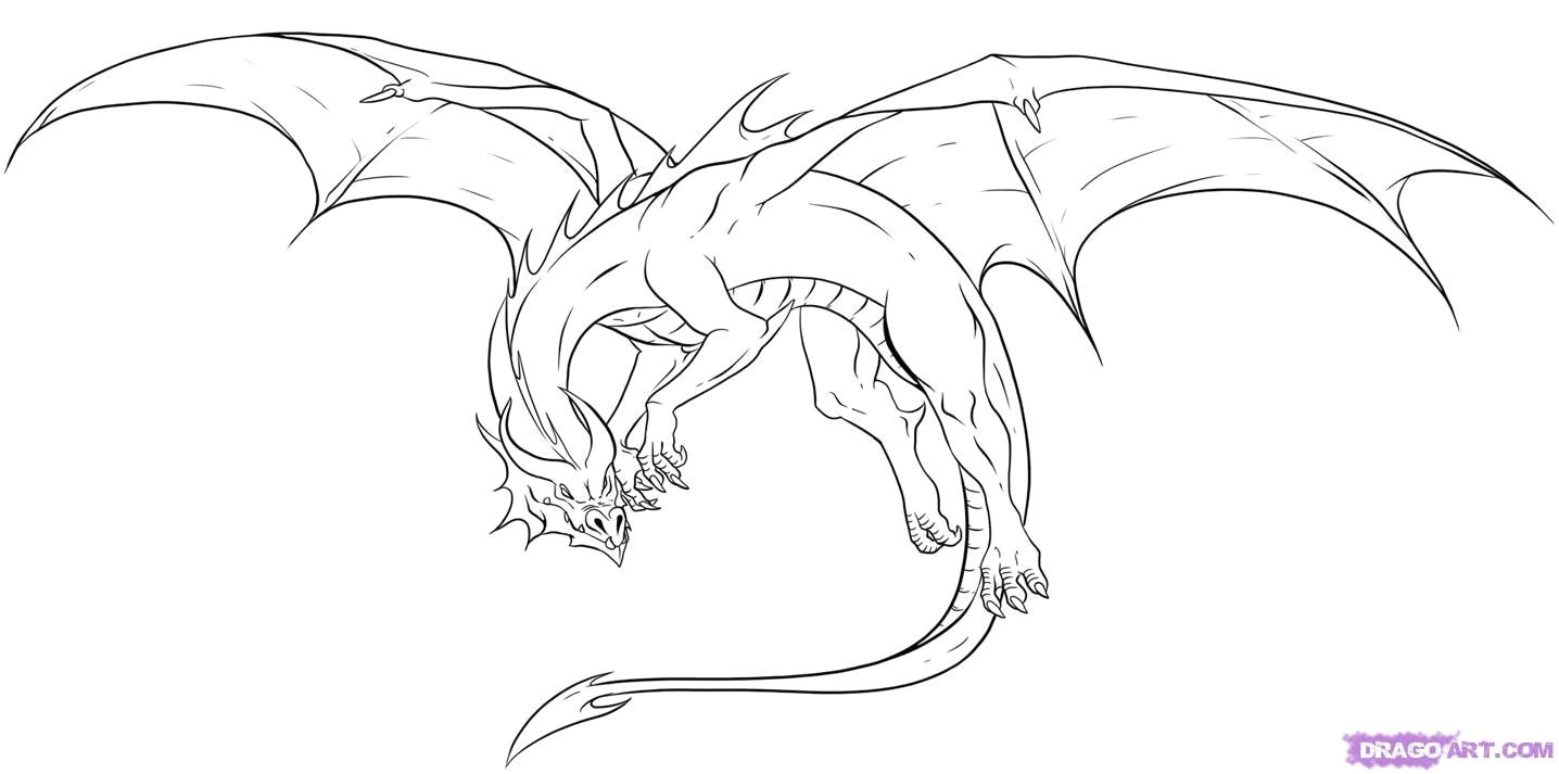 Cool Drawings Of Dragons Easy Awesome Drawings Of Dragons Drawing Dragons Step by Step Dragons