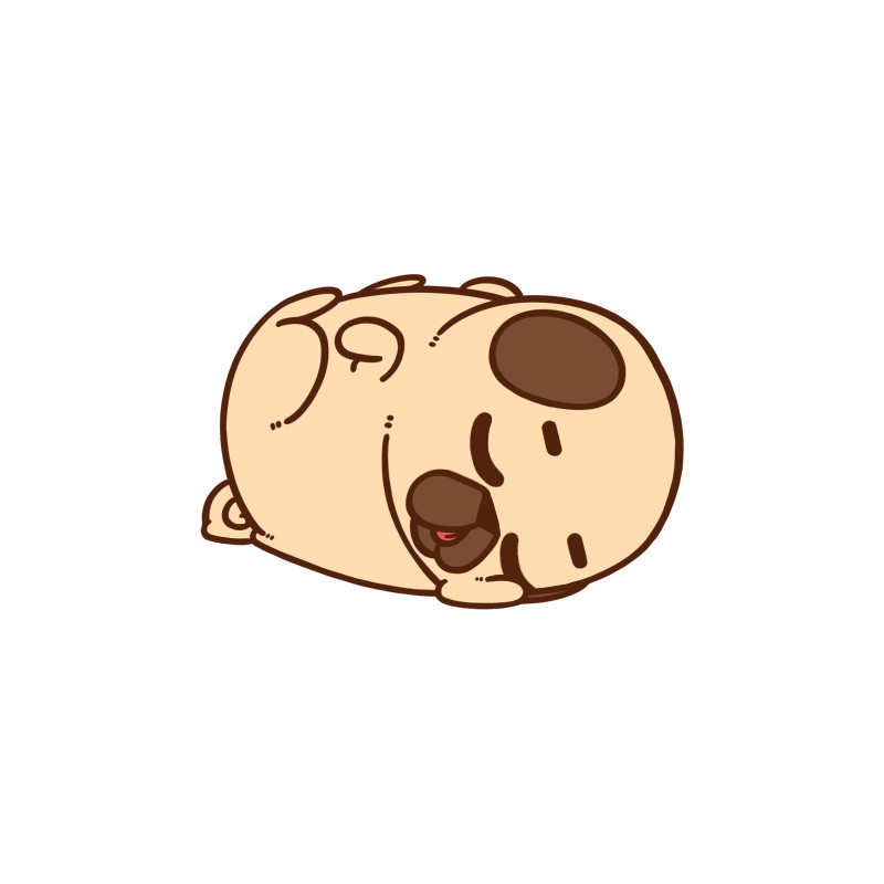 Cute Drawing Dog Gif It S Monday Already Puglie Pugs Pugs Pugs Pugs