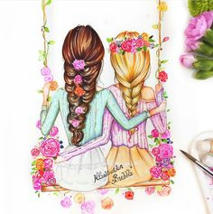 Cute Drawing for Best Friend 69 Best Best Friends forever Images Best Friend Drawings