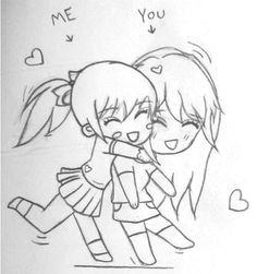 Cute Drawing for Your Best Friend Best Friend Drawings that are Easy to Draw Yahoo Image Search