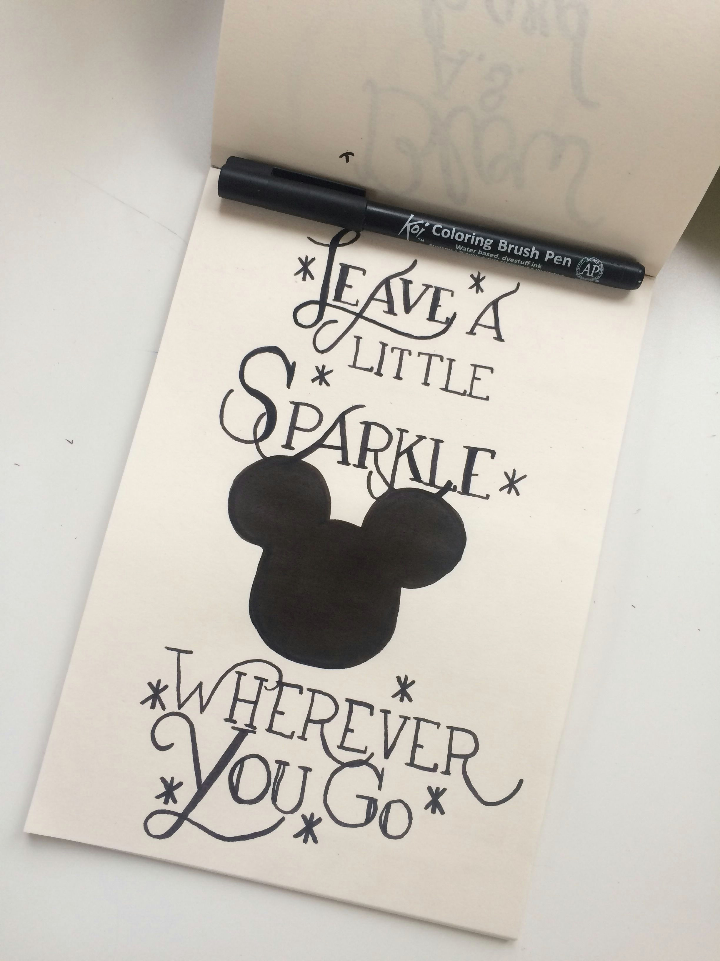 Cute Drawing Journal Disney Drawing A Disney Drawing Easy Growingupbritish Drawings