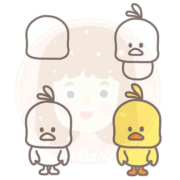 Cute Drawing Journal Draw A Cute Chick Step by Step Drawing Pinterest Drawings