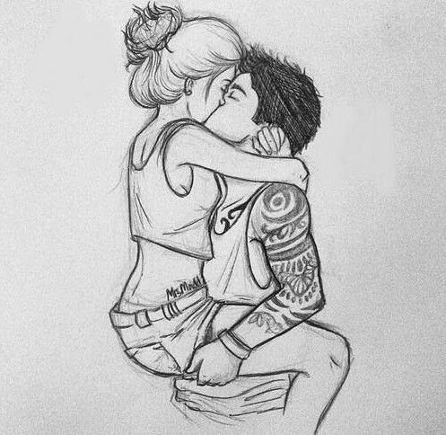 Cute Drawing Kiss Cute Couple Drawings Drawings Drawings Couple Drawings Love