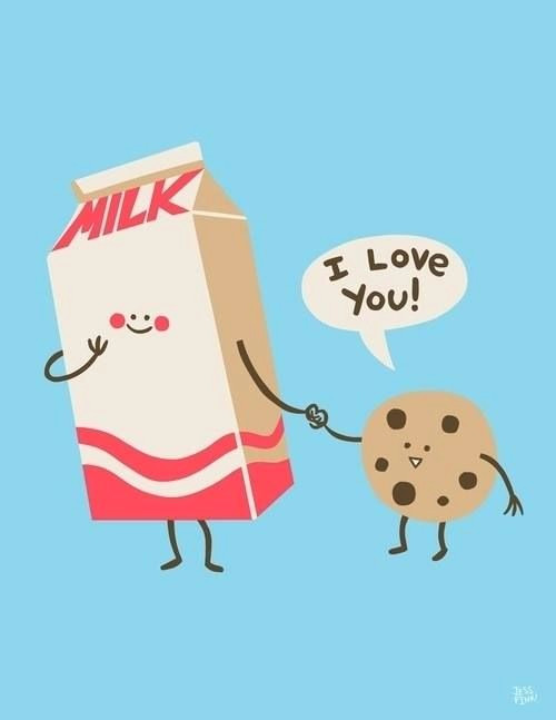 Cute Drawing Milk Fresh From the Dairy Cute Characters Art Design and Illustration
