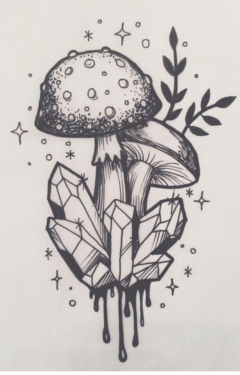 Cute Drawing Mushroom Mushrooms A Drawings In 2019 Drawings Art Inspo Tattoos