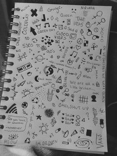 Cute Drawing Notebooks Cute Notebook Doodles Tumblr Google Search Pinsssss Draw