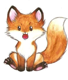 Cute Drawing Of A Fox 141 Best Fox Color Sketches Images