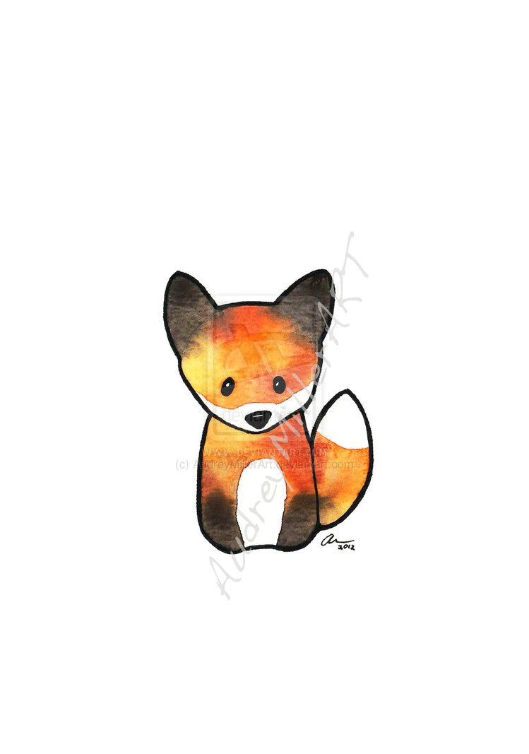 Cute Drawing Of A Fox the Fox by Audreymillerart On Deviantart Cute Drawlings