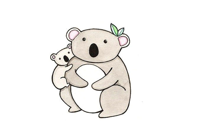 Cute Drawing Of Koala Pin by A Chanterelle A On Cute Pictures Pinterest
