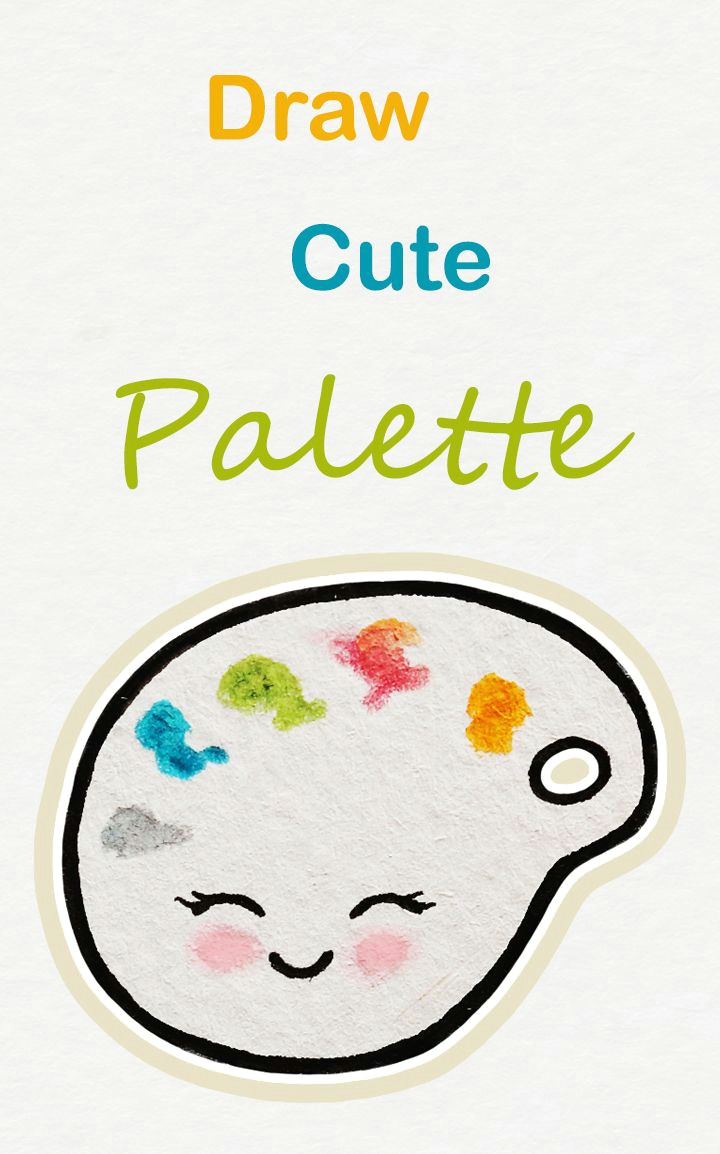 Cute Drawing with Color Learn How to Draw so Cute Colors Palette Easy Step by Step Kawaii