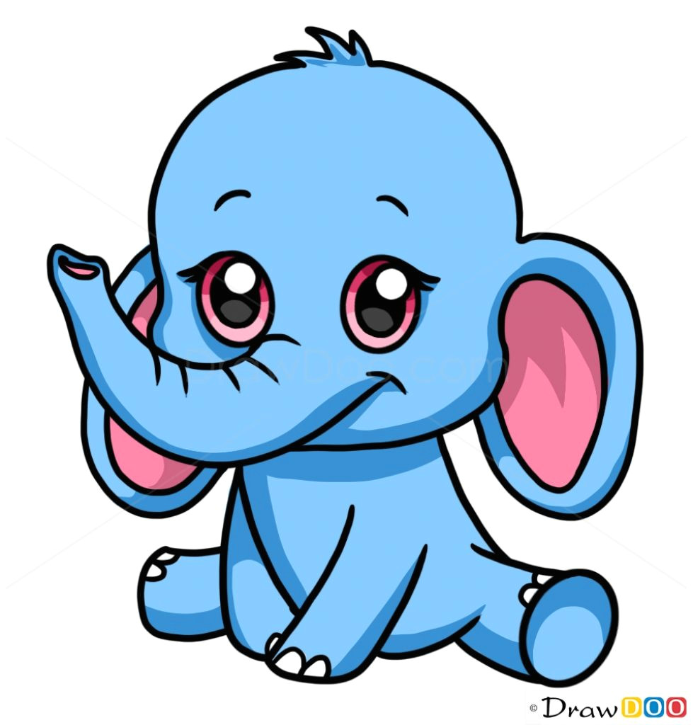 Cute Drawings Easy Elephant Image Result for Baby Animal Cartoon Drawings Kachuma Discord Bot