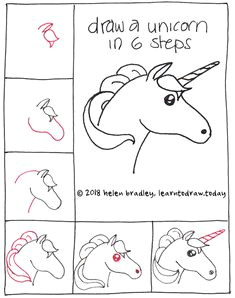 Cute Drawings Easy Unicorn 128 Best Kawaii and Doodles Drawings Step by Step Images Doodle