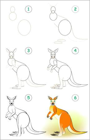 Cute Kangaroo Drawing 1 967 Kangaroo Vector Stock Illustrations Cliparts and Royalty Free