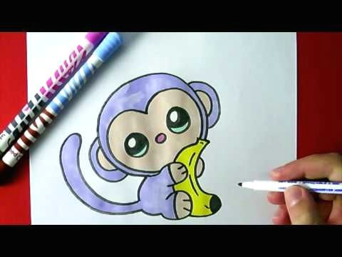 Cute Kiwi Drawing Kiwi Dessin Comment Dessiner Un Panda Kawaii Licorne Youtube