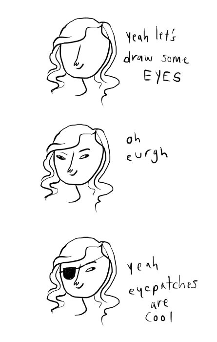 Cute Nerd Drawing Cute Drawing About Drawing Eyes Fact Um Eyepatches are Cool
