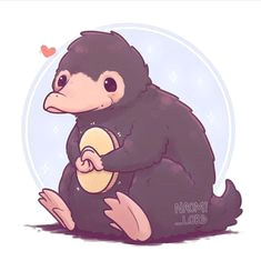 Cute Niffler Drawing Die 104 Besten Bilder Von Niffler In 2019 Fantastic Beasts where