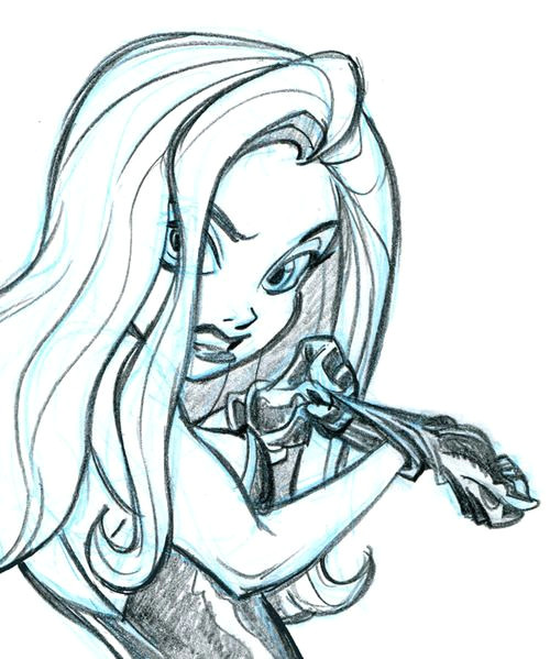 Cute Ninja Drawing Black Canary by tom Bancroft Comics Black Canary Deviantart Comics