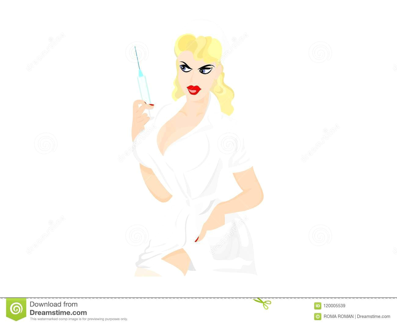 Cute Nurse Drawing Nurse Drawing Stock Illustrations 2 107 Nurse Drawing Stock