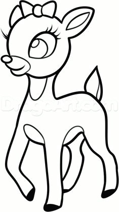 Cute Reindeer Drawing 2030 Best Let S Draw Images Kawaii Drawings Learn to Draw Cute