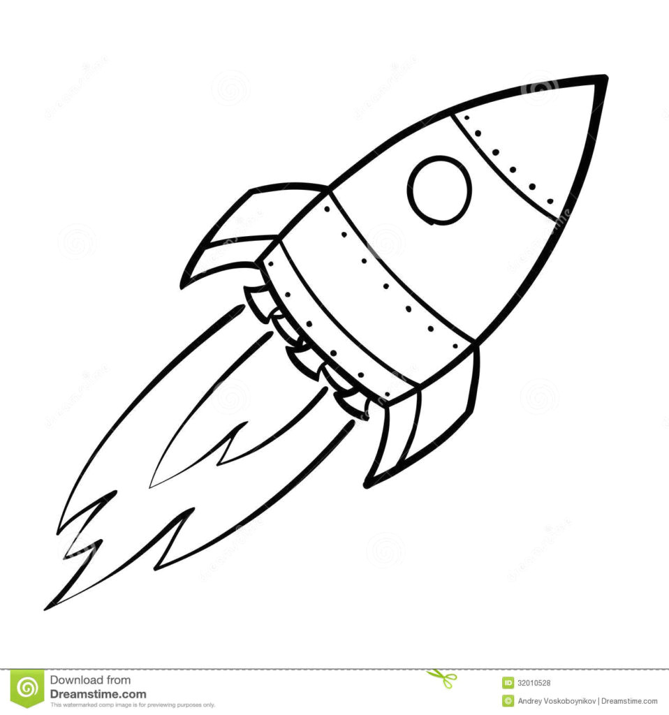 Cute Rocket Drawing Rocket Drawing Free Download On Ayoqq org