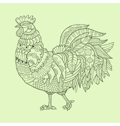 Cute Rooster Drawing Rooster Mandala Vector Images 42