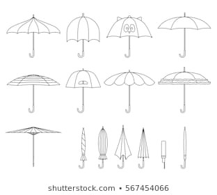 Cute Umbrella Drawing Open Umbrella Images Stock Photos Vectors Shutterstock