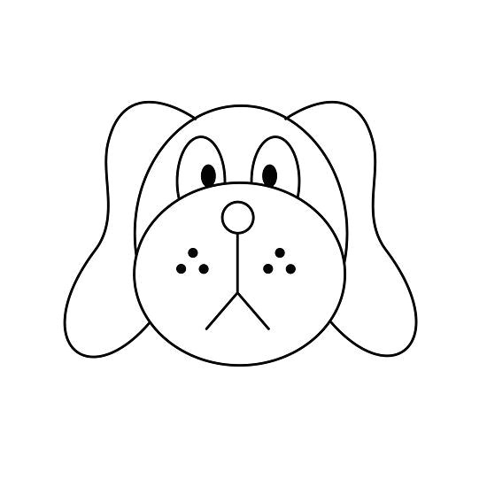 Directed Drawing Dogs Draw A Dog Face Drawings Drawings Dogs Drawing for Kids