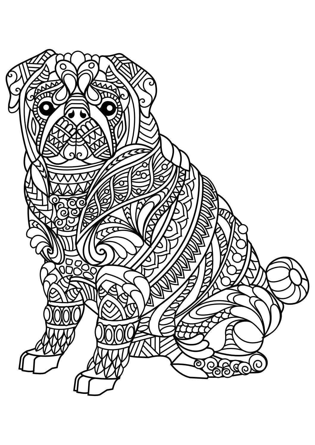 Dog Drawing to Color Animal Coloring Pages Pdf Coloring Animals Pinterest