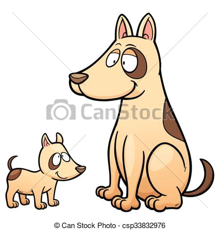 Dogs Drawing Vector Dogs Vector Illustration Of Cartoon Dog