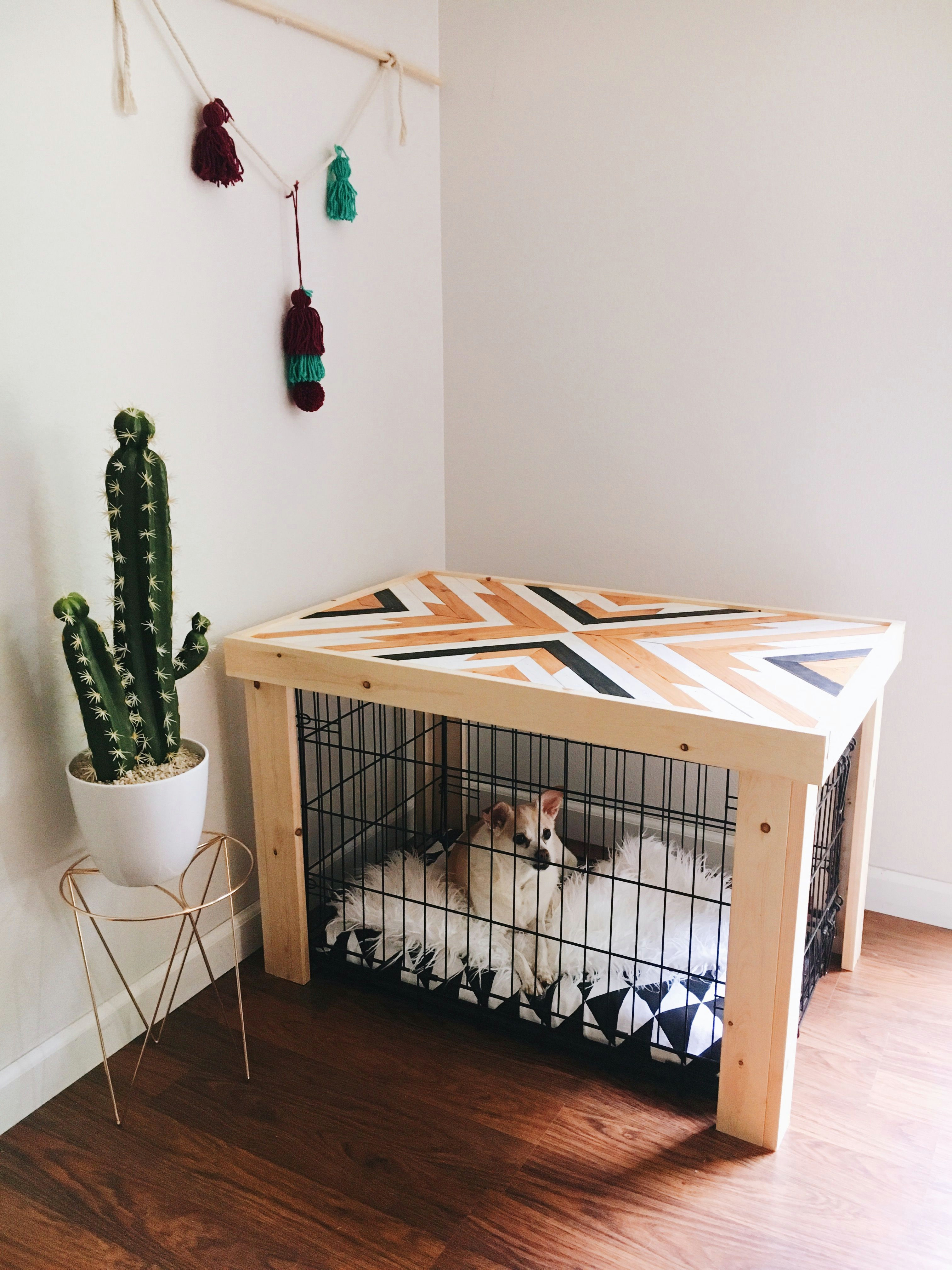 Dogs Kennel Drawing Transform Your Basic Wire Dog Kennel Into A Work Of Art with A